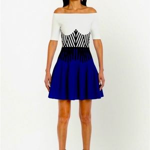 Alexander McQueen tromp l’oeil corset dress XS